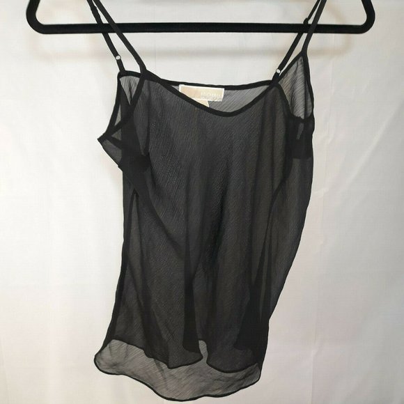 Michael Kors Tops - Med spagehtti strap Michael Kors black shear Top